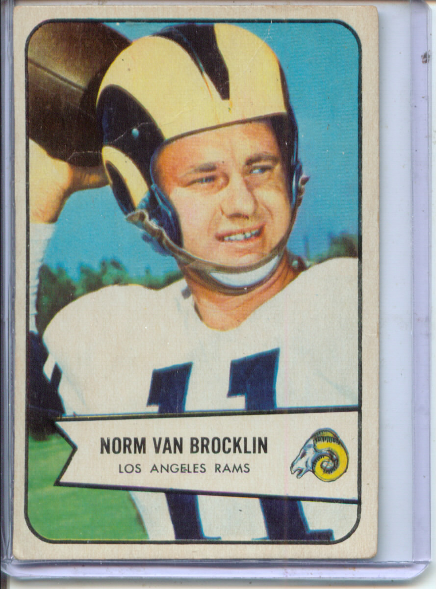 1954 Bowman #8 Norm Van Brocklin