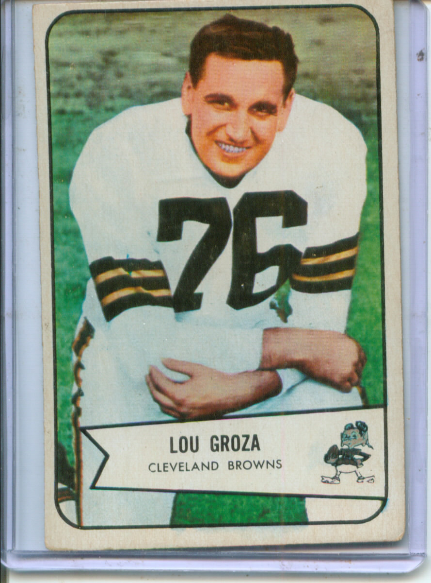1954 Bowman #52 Lou Groza