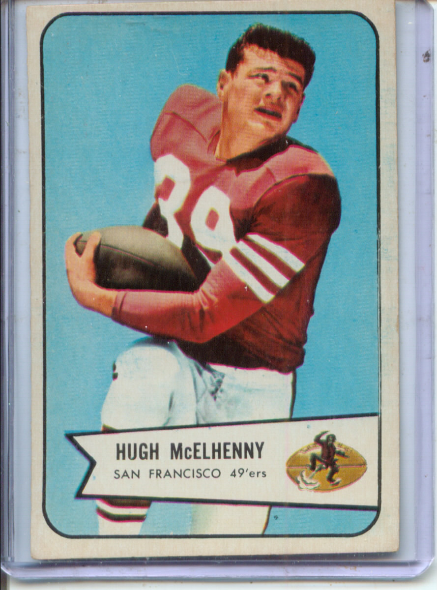 1954 Bowman #54 Hugh McElhenny