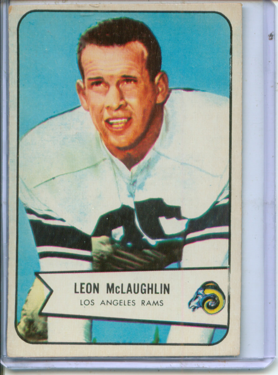 1954 Bowman #56 Leon McLaughlin RC