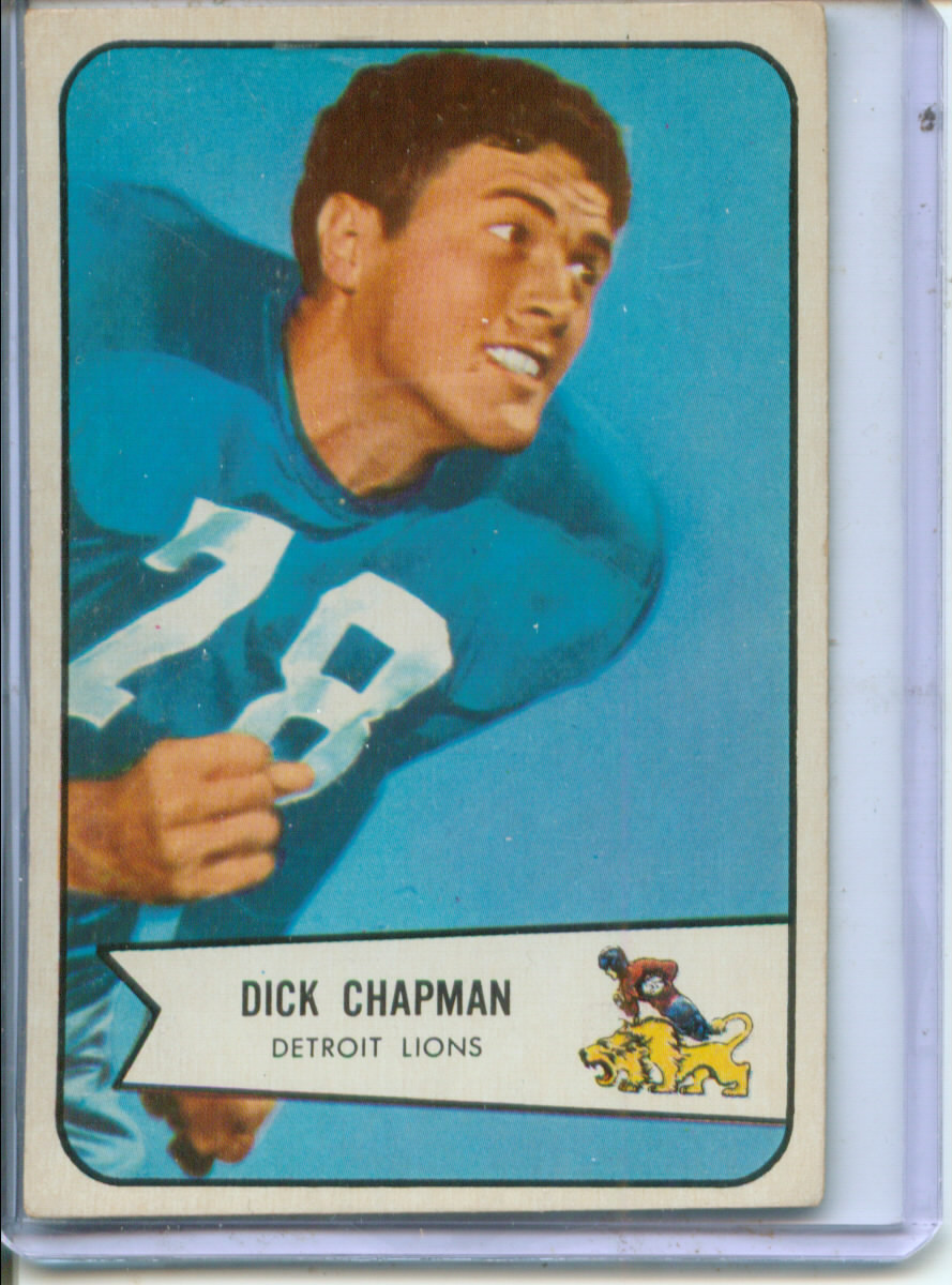 1954 Bowman #65 Dick Chapman SP RC