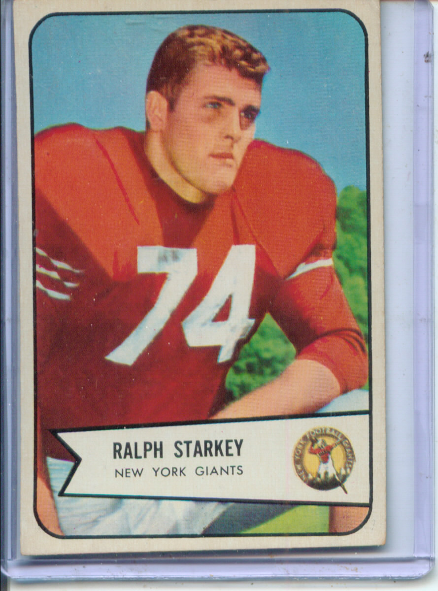 1954 Bowman #67 Ralph Starkey SP RC