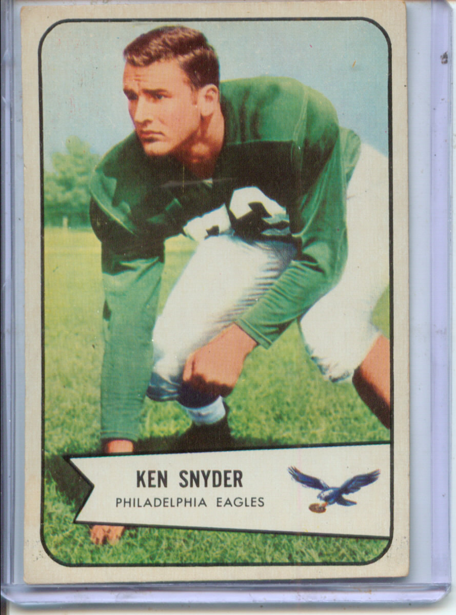 1954 Bowman #69 Kenneth Snyder SP