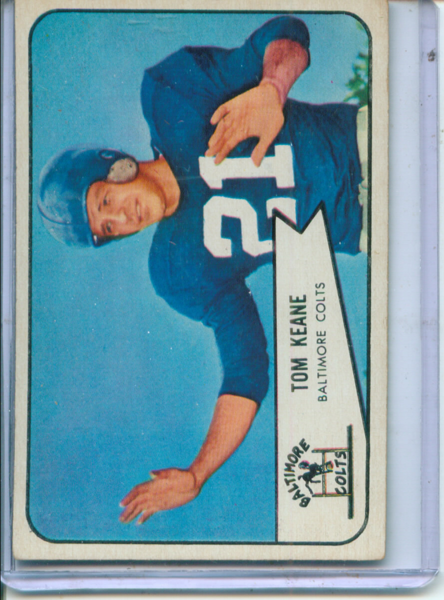 1954 Bowman #72 Tom Keane SP RC