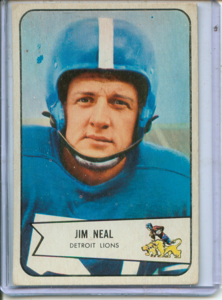 1954 Bowman #75 Jim Neal SP RC