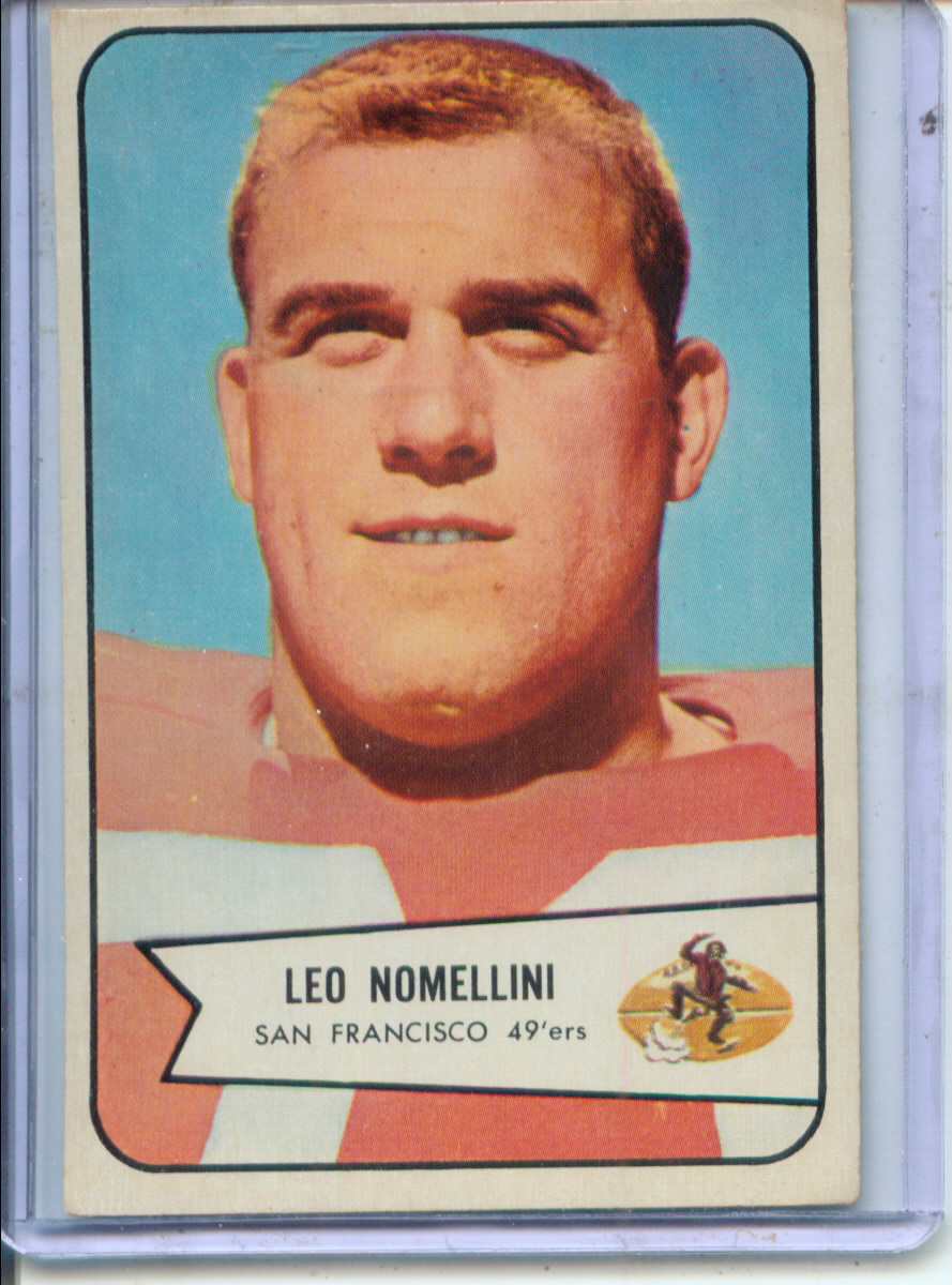 1954 Bowman #76 Leo Nomellini SP