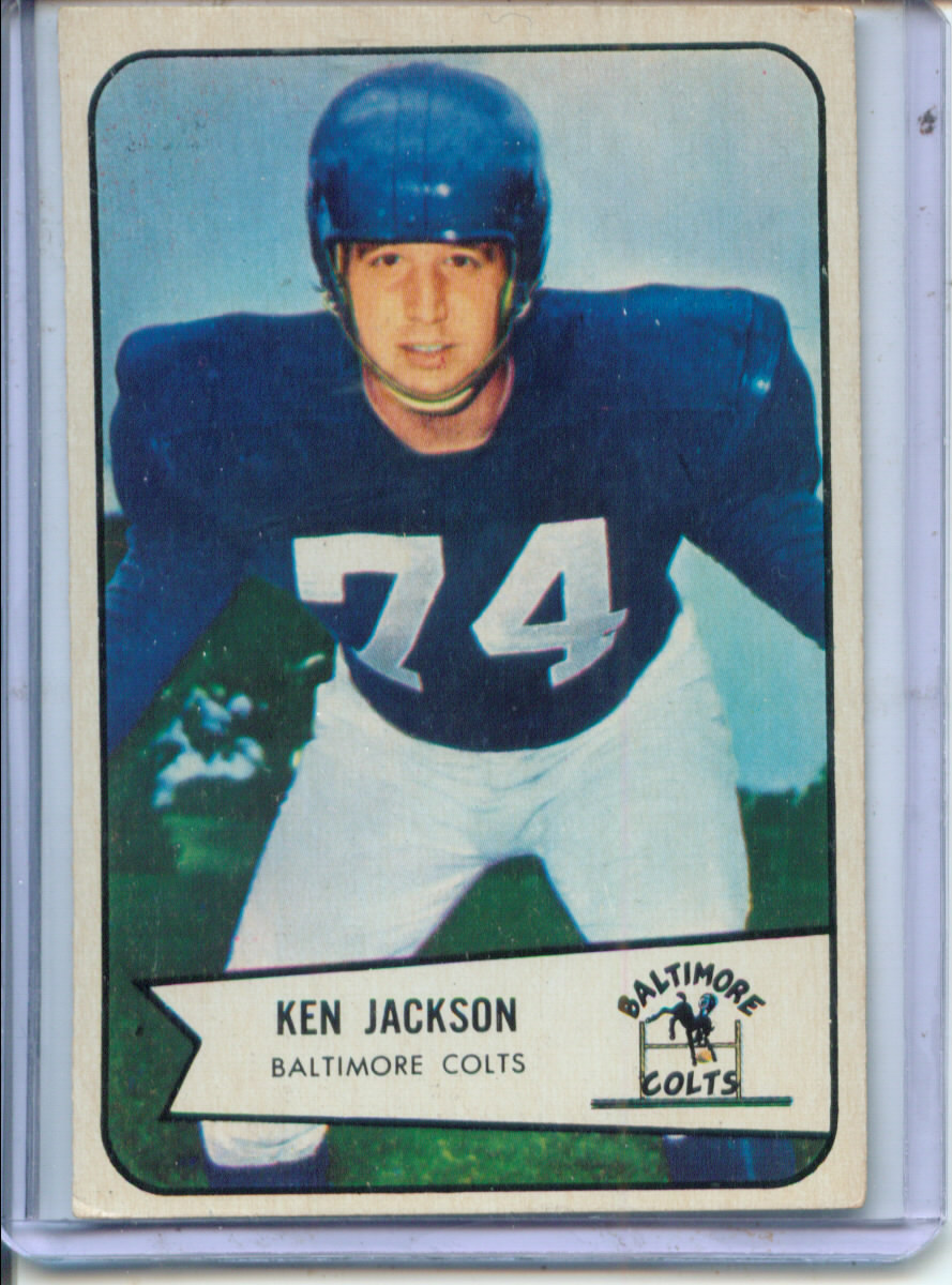 1954 Bowman #82 Ken Jackson SP RC