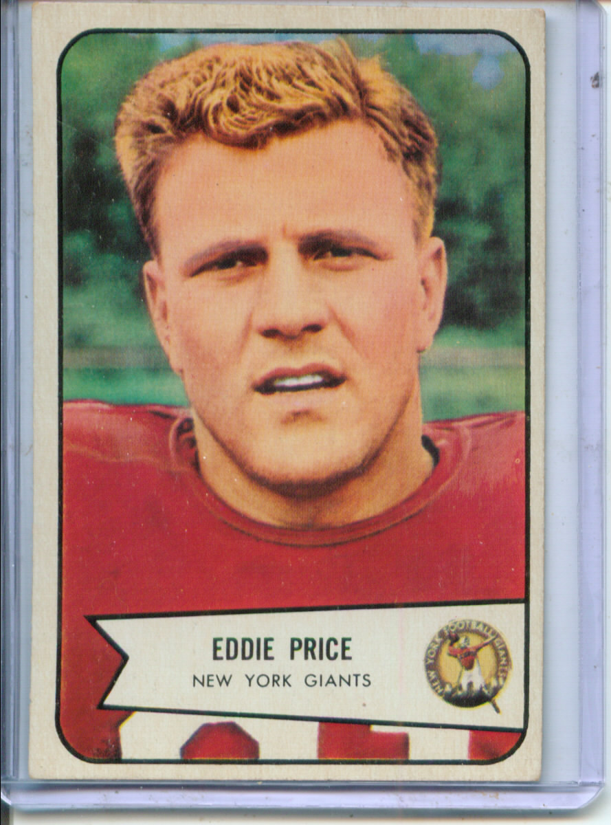 1954 Bowman #86 Eddie Price SP