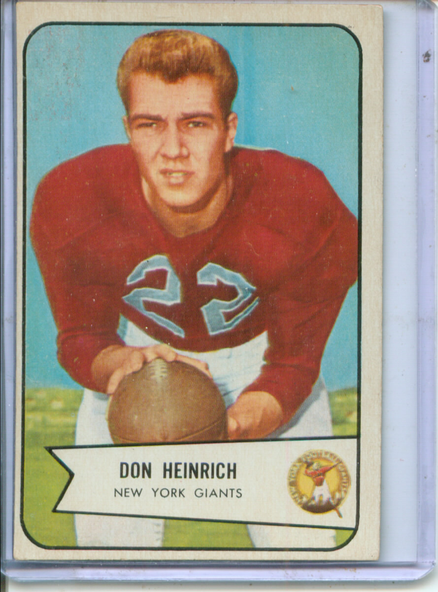 1954 Bowman #92 Don Heinrich SP RC