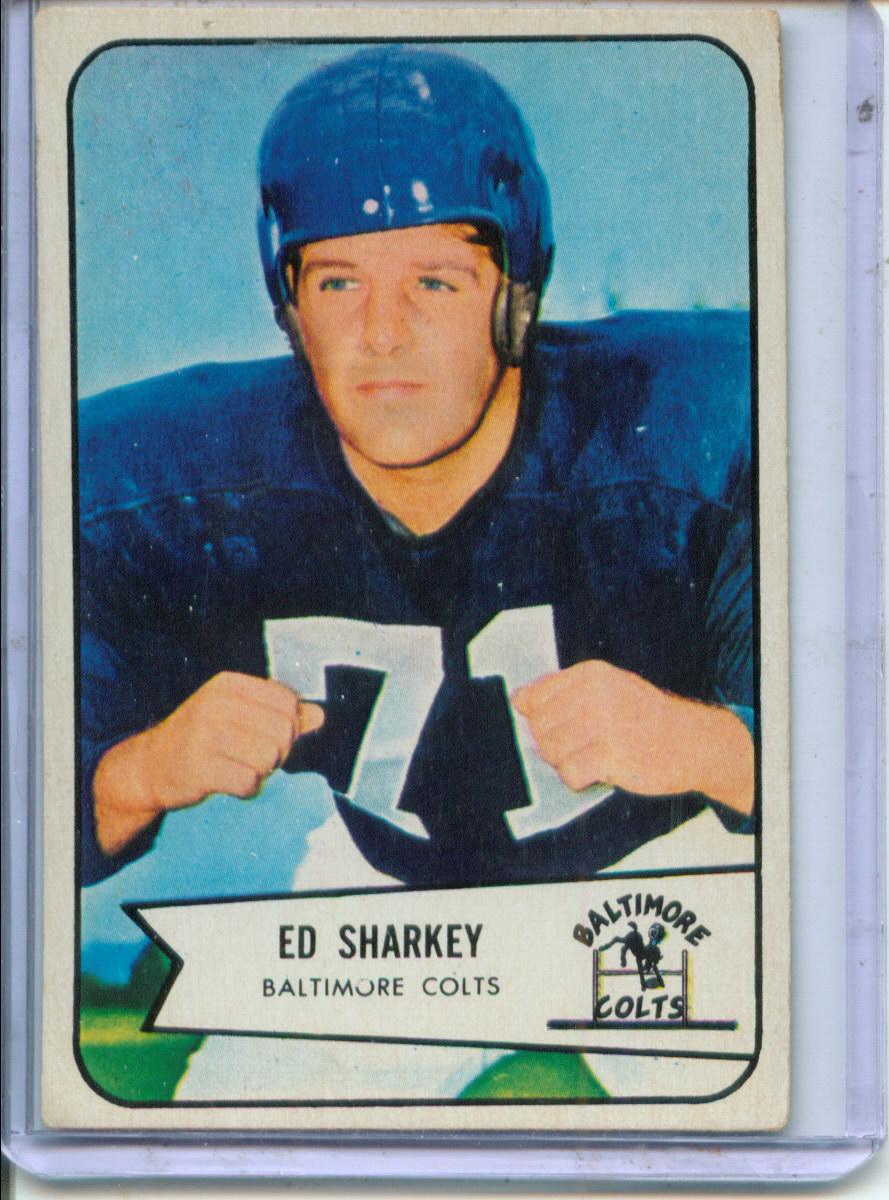 1954 Bowman #109 Ed Sharkey RC