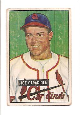 1951 Bowman #122 Joe Garagiola RC