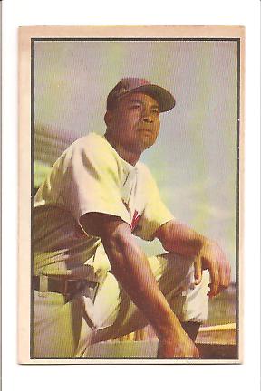 1953 Bowman Color #40 Larry Doby