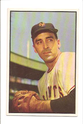 1953 Bowman Color #96 Sal Maglie