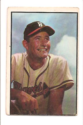 1953 Bowman Color #151 Joe Adcock