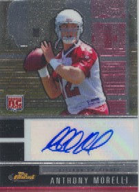 2008 Finest Autographs #108 Anthony Morelli/1499*