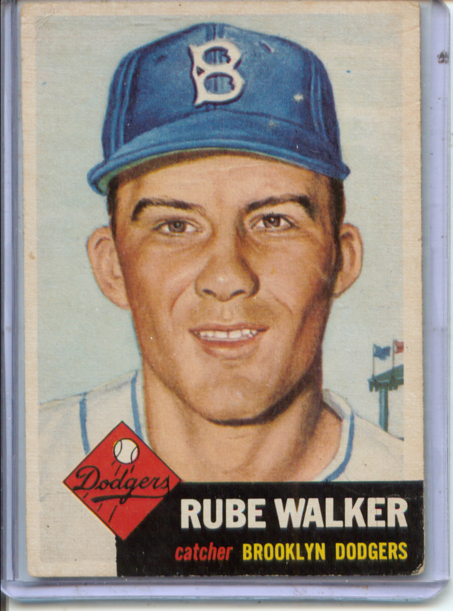 1953 Topps #134 Rube Walker