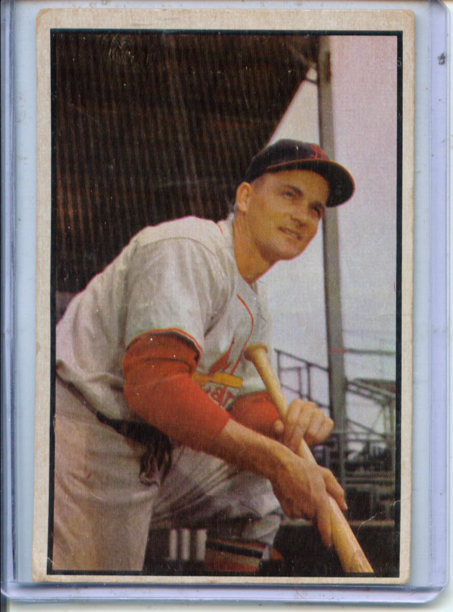 1953 Bowman Color #142 Larry Miggins RC