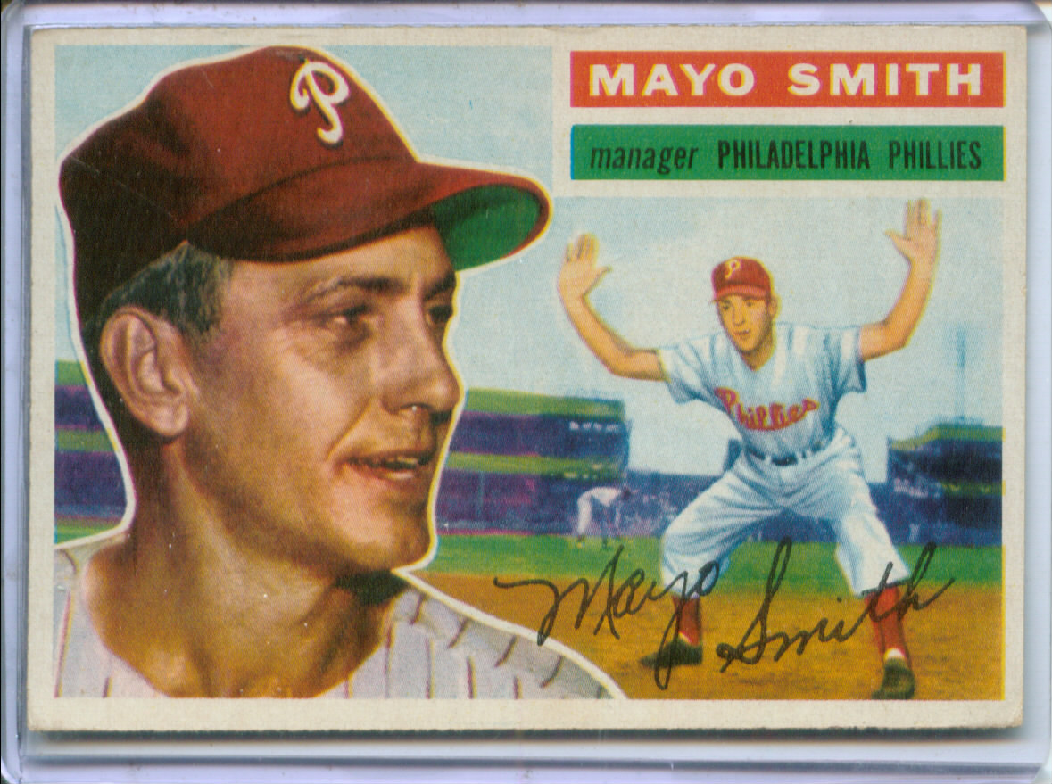1956 Topps #60 Mayo Smith MG DP