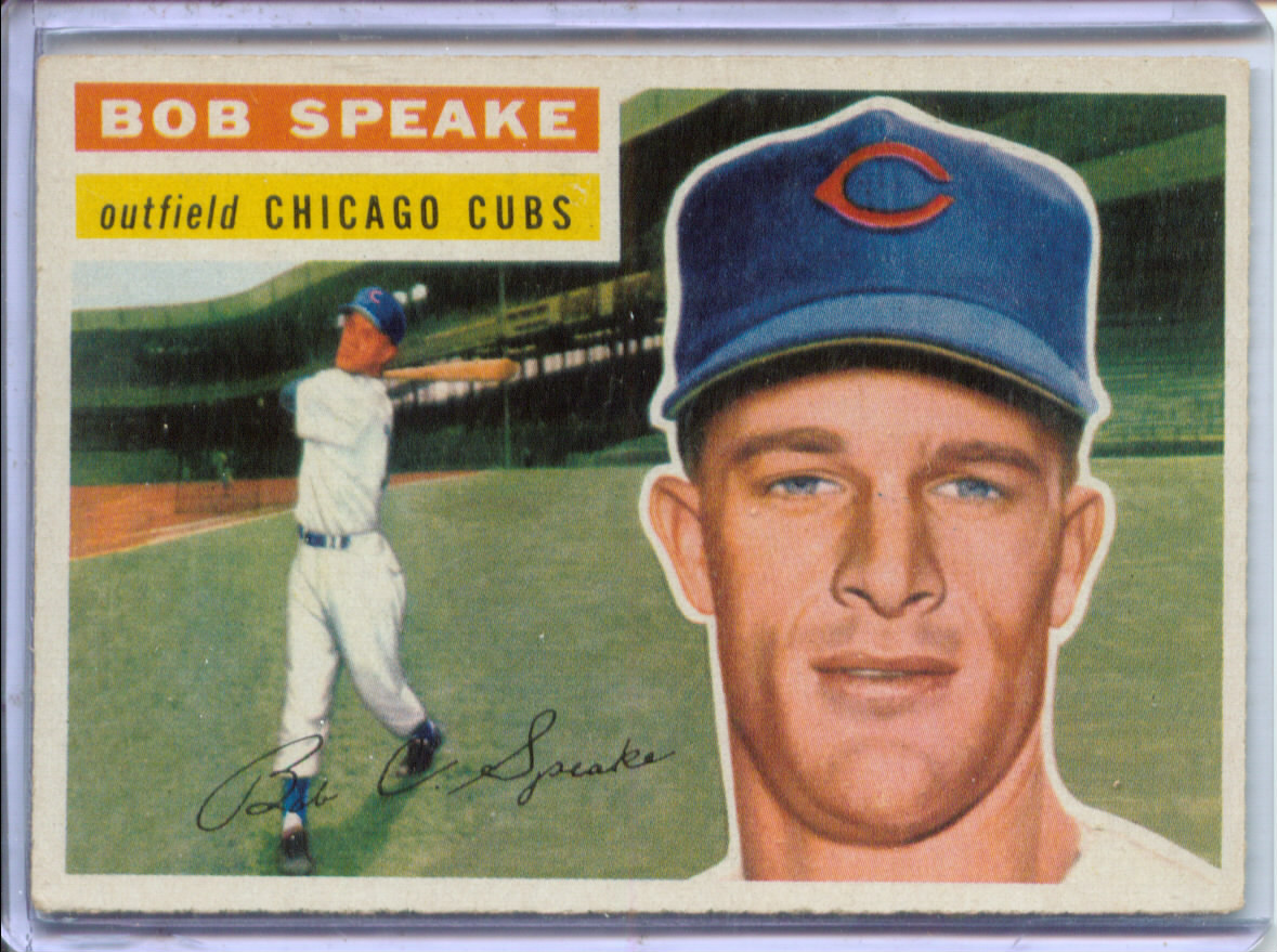 1956 Topps #66 Bob Speake DP RC