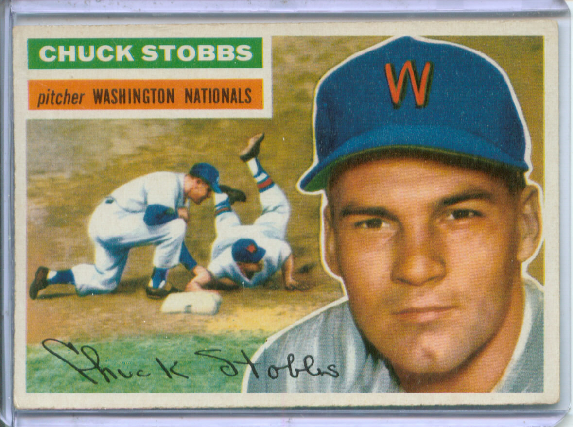 1956 Topps #68 Chuck Stobbs