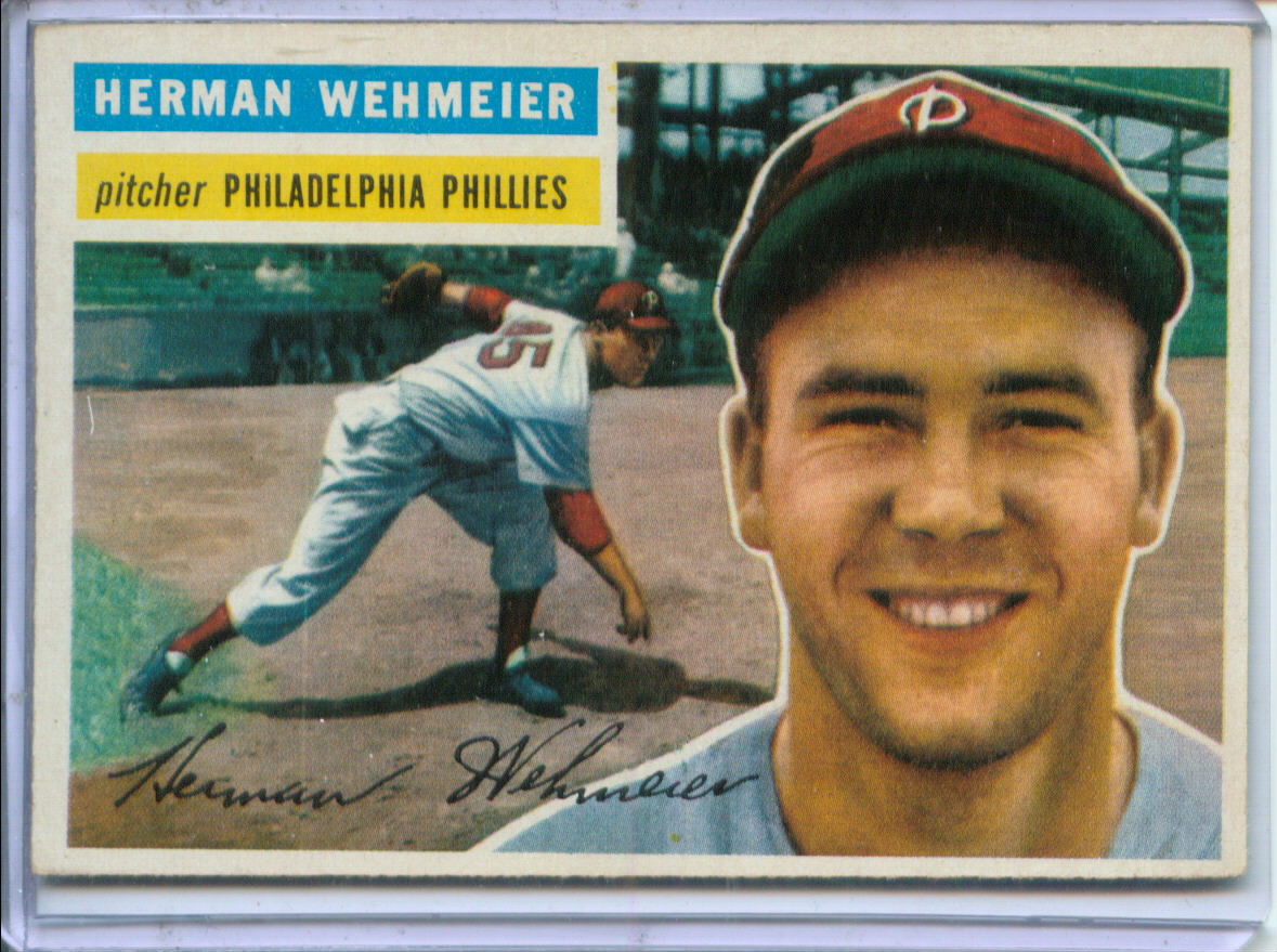 1956 Topps #78 Herman Wehmeier