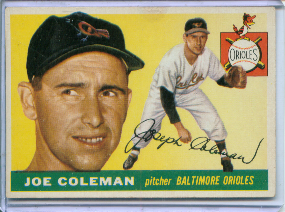1955 Topps #162 Joe Coleman