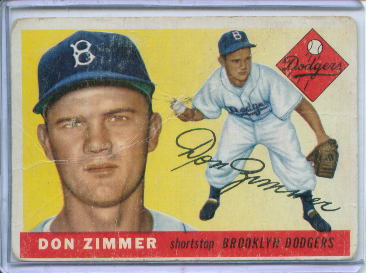 1955 Topps #92 Don Zimmer RC