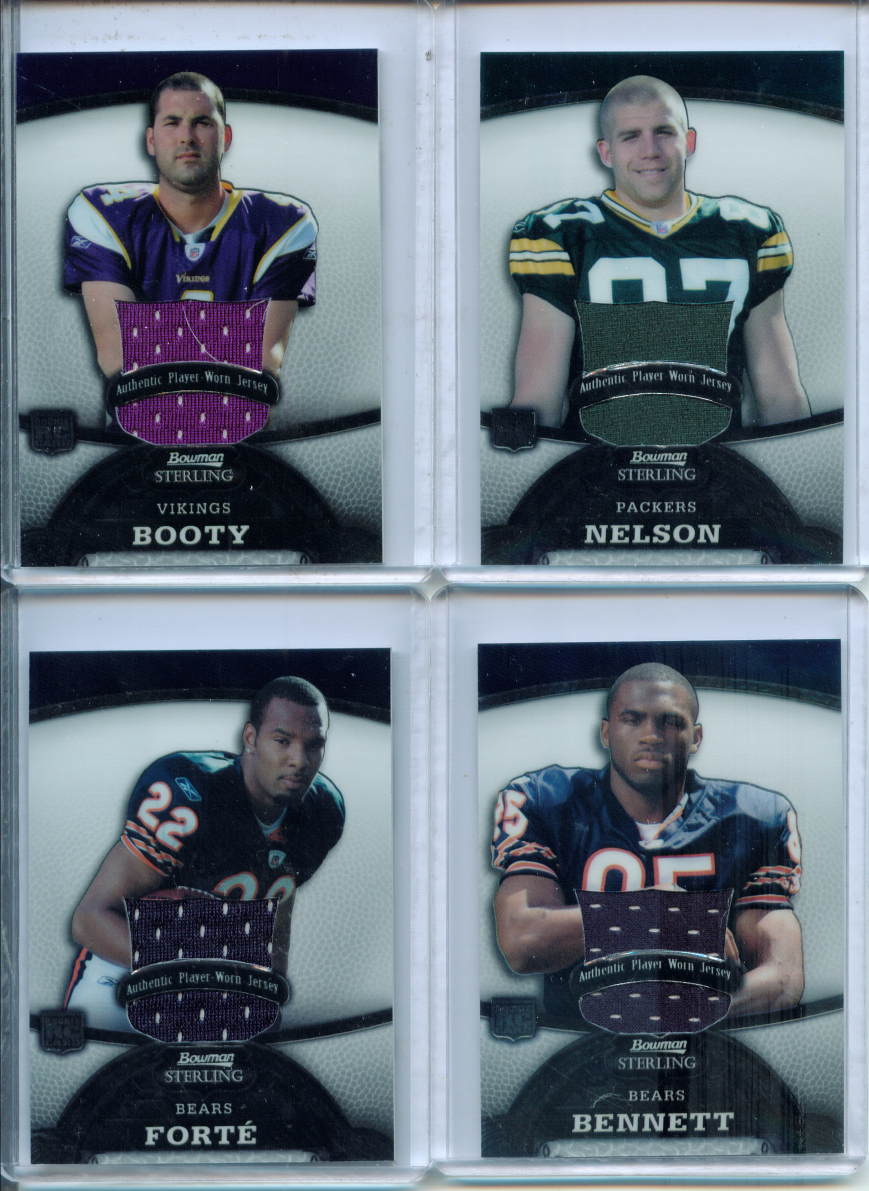 2008 Bowman Sterling Jerseys Large Swatch #149 Matt Forte