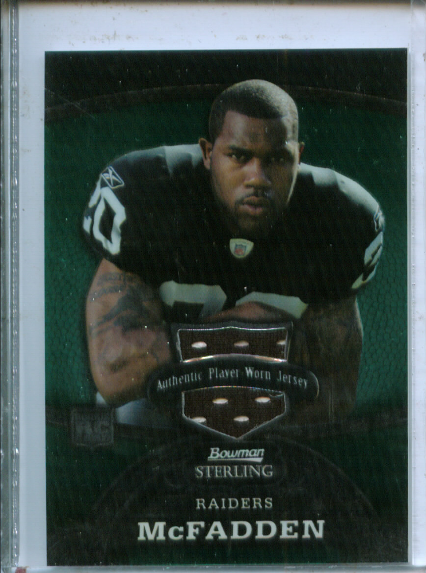 2008 Bowman Sterling Jerseys Green #151 Darren McFadden