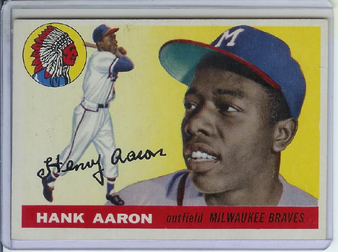 1955 Topps #47 Hank Aaron