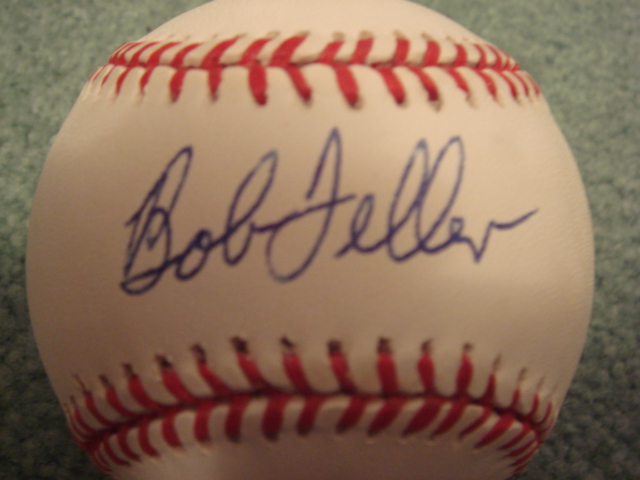 Bob Feller Autographed Official AL Baseball With COA