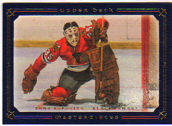 2008-09 UD Masterpieces Blue #31 Tony Esposito