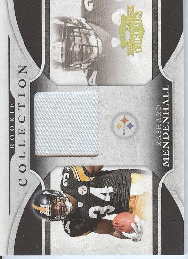 2008 Donruss Threads Rookie Collection Materials Prime #1 Rashard Mendenhall