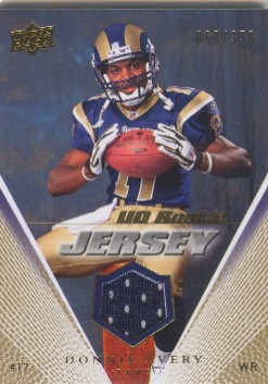 2008 Upper Deck Rookie Jerseys #UDRJDA Donnie Avery