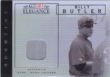 2007 TRISTAR Elegance Showtime Game Used #BB Billy Butler