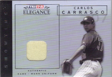 2007 TRISTAR Elegance Showtime Game Used #CC Carlos Carrasco