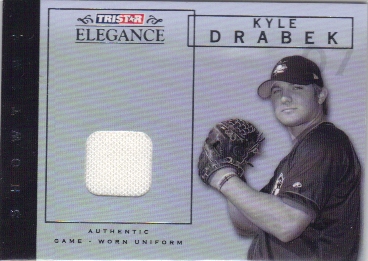 2007 TRISTAR Elegance Showtime Game Used #KD Kyle Drabek