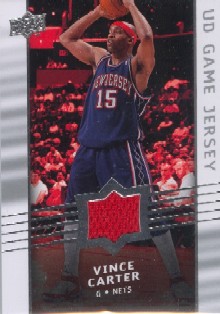 2008-09 Upper Deck Game Jerseys #GAVC Vince Carter