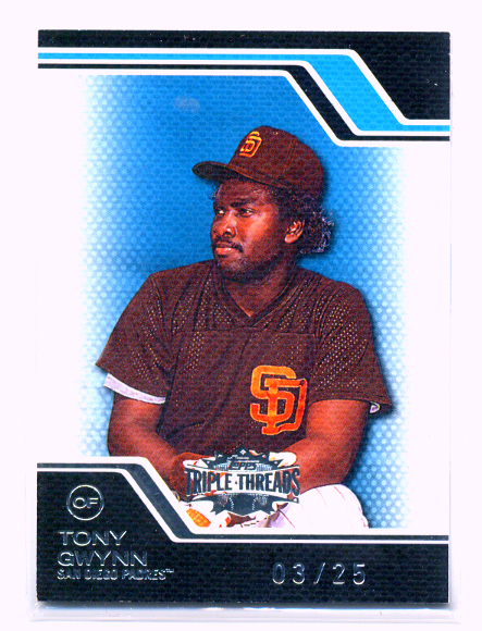 2008 Topps Triple Threads Sapphire #128 Tony Gwynn