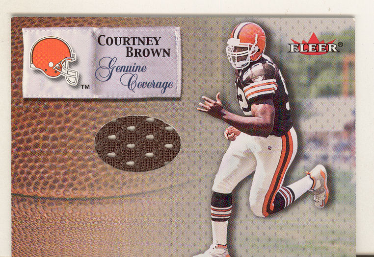 2000 Fleer Tradition Genuine Coverage #6 Courtney Brown