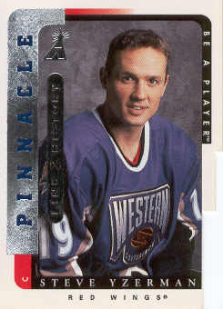 1996-97 Be A Player Link to History #9B Steve Yzerman