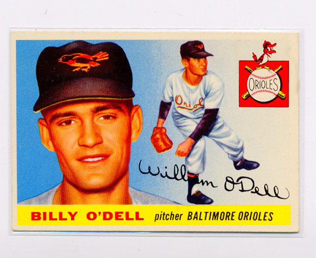 1955 Topps #57 Billy O'Dell RC