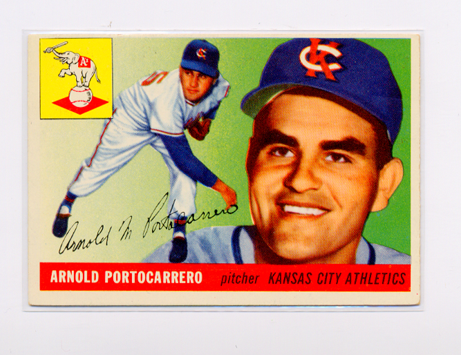 1955 Topps #77 Arnie Portocarrero