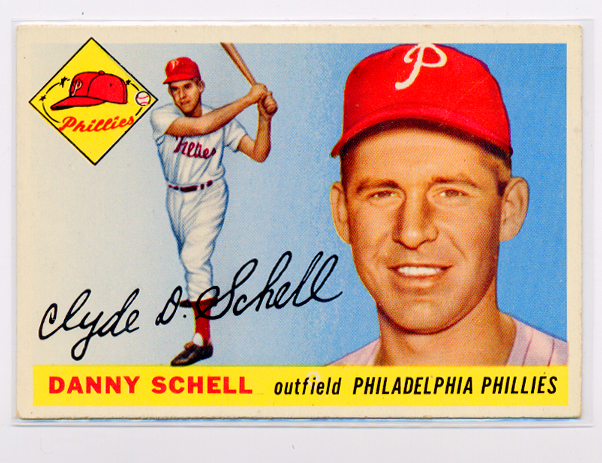 1955 Topps #79 Clyde (Danny) Schell RC