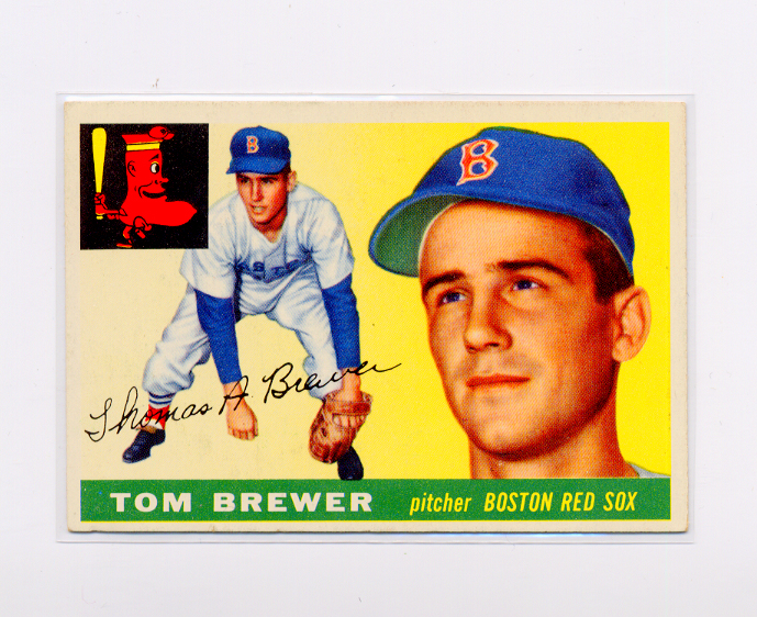 1955 Topps #83 Tom Brewer RC
