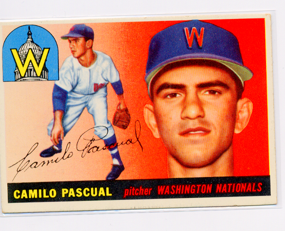 1955 Topps #84 Camilo Pascual RC
