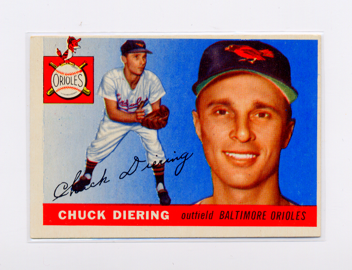 1955 Topps #105 Chuck Diering