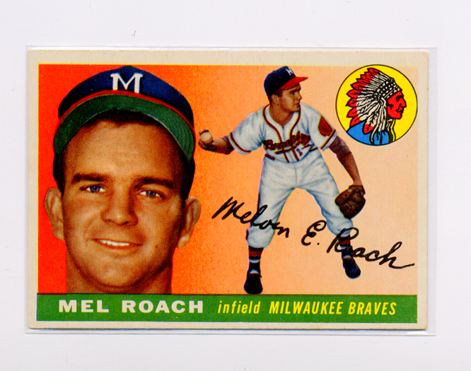 1955 Topps #117 Mel Roach
