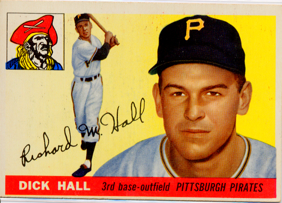 1955 Topps #126 Dick Hall RC