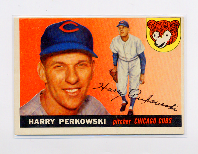 1955 Topps #184 Harry Perkowski DP